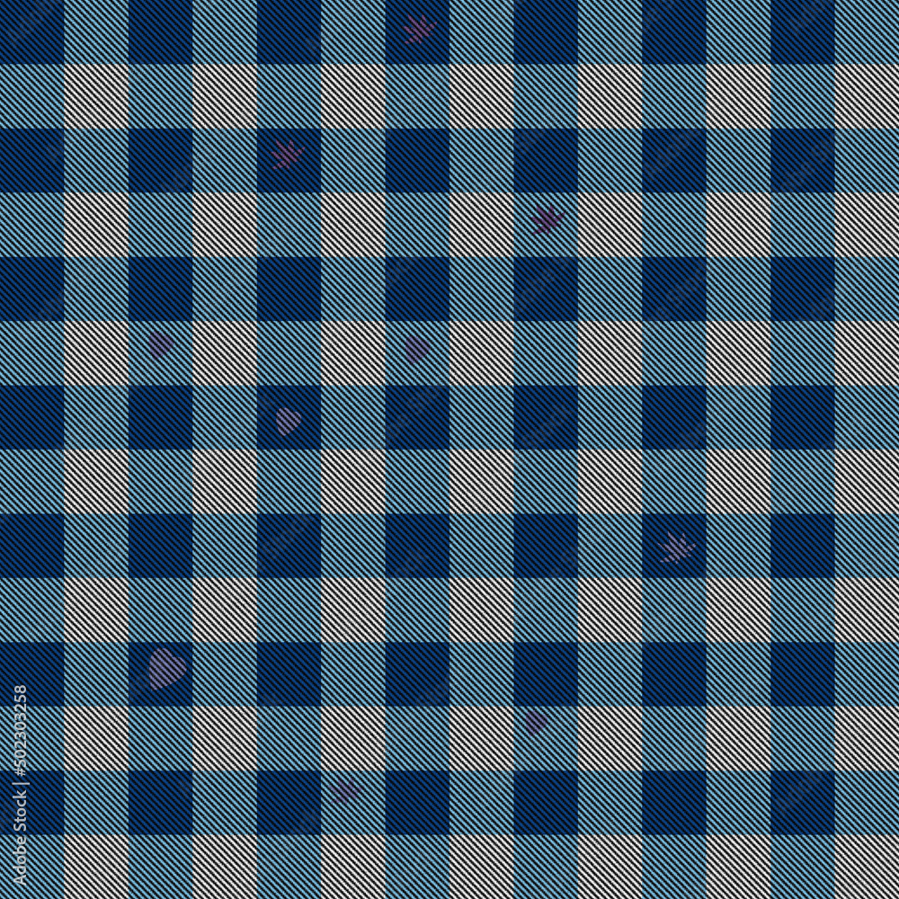 Gingham pattern set clothing tablecloth towel fabric hand design smooth background Gingham pattern set clothing tablecloth towel fabric hand design smooth background