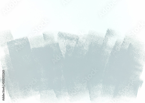 grey strokes of paint roller on white background. hand painted texture.