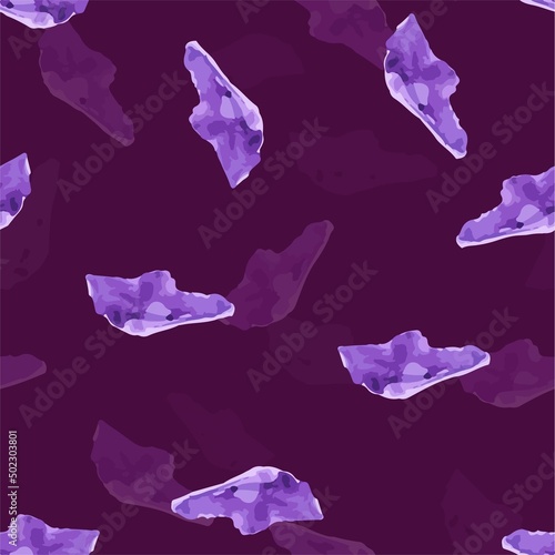 Pattern with purple clouds in the sky on a light background for your design