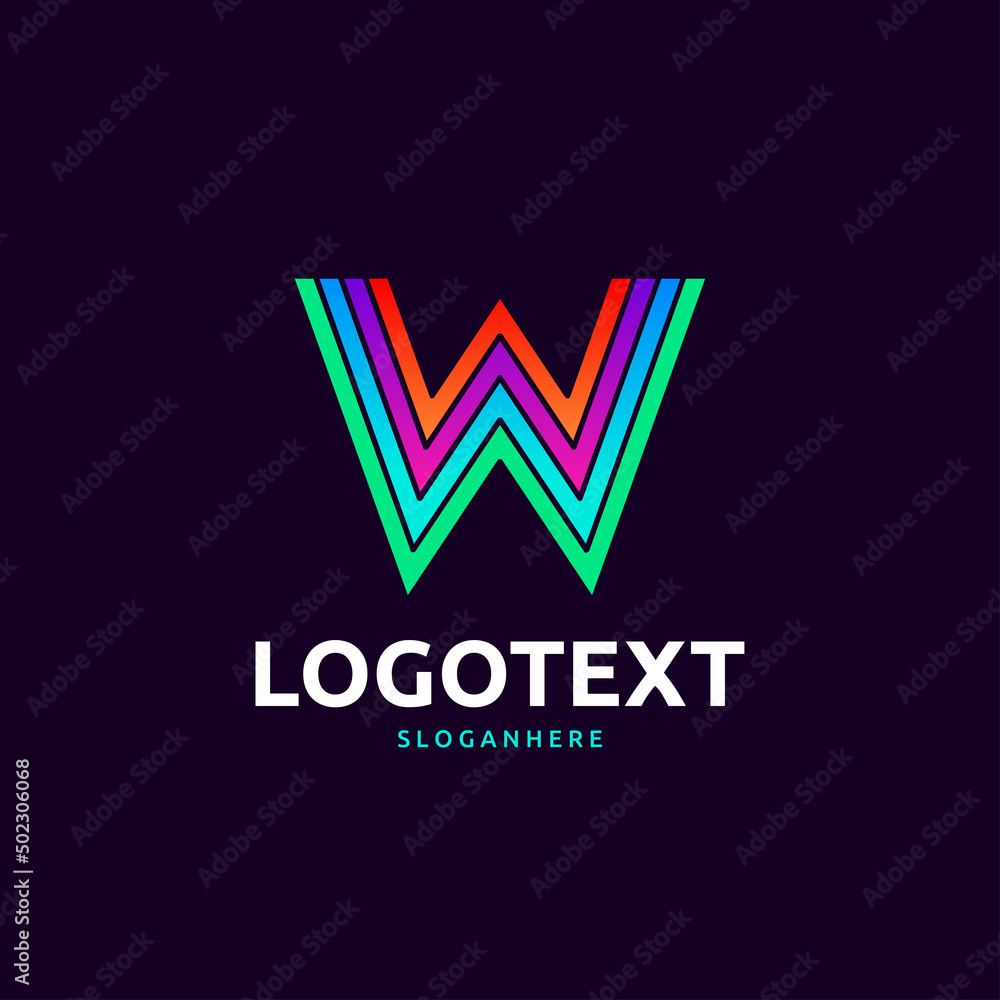 letter W logo letter W logo