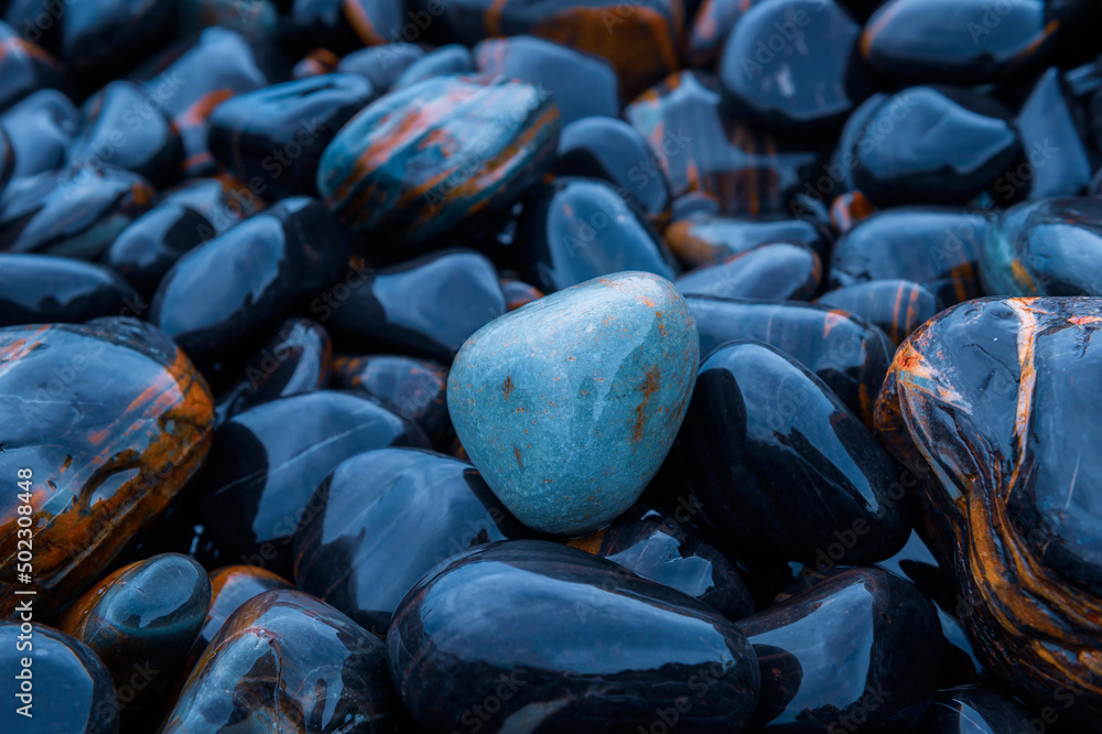 Rock photo for pattern background, Hin Ngam Beach, Lipe island, Satun Province, Thailand, where you can watch the sunrise and sunset on the same beach.