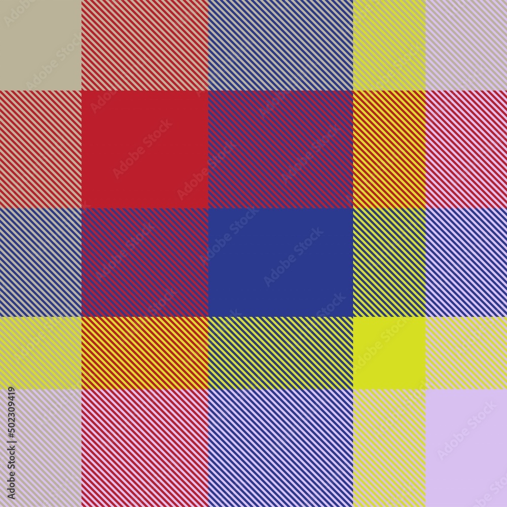 Customisable Plaid Tartan seamless design template Customisable Plaid Tartan seamless design template