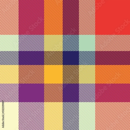 Customisable Plaid Tartan seamless design template