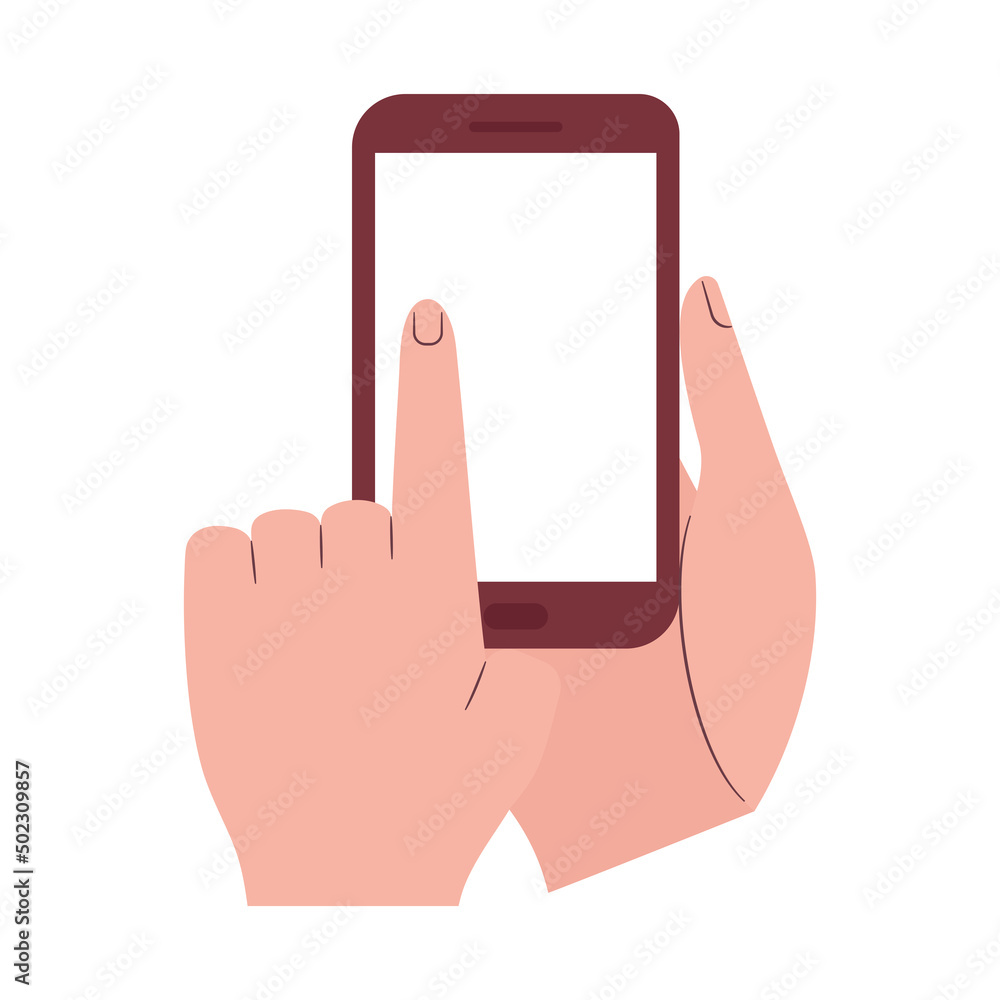 hands with smartphone hands with smartphone