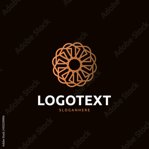 golden mandala logo