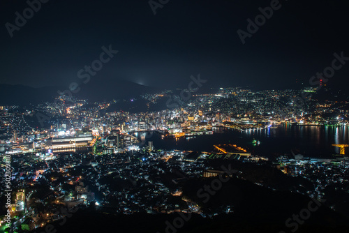 長崎、稲佐山展望台からの夜景