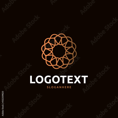 golden mandala logo