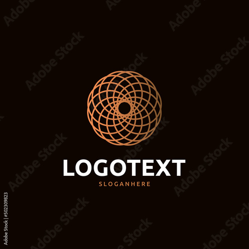 golden mandala logo