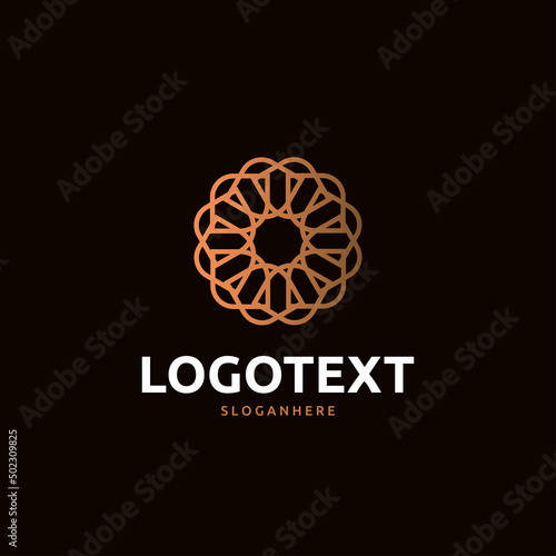 golden mandala logo