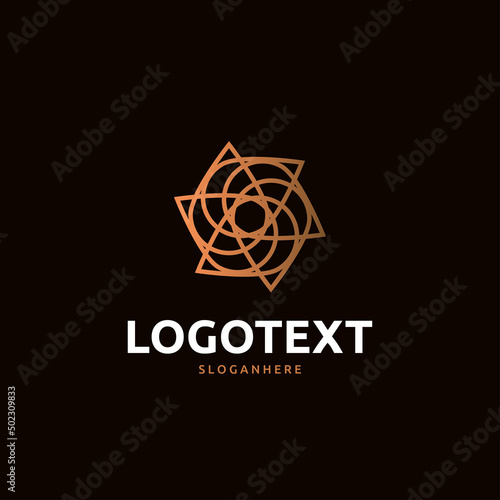golden mandala logo