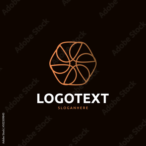 golden mandala logo