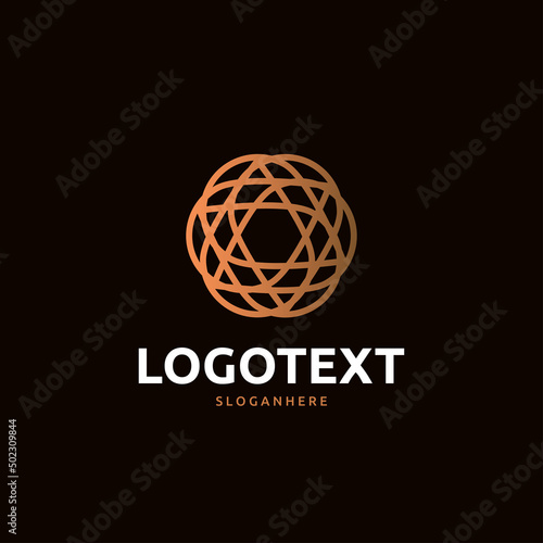 golden mandala logo