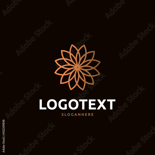 golden mandala logo