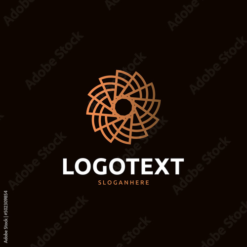 golden mandala logo