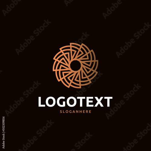 golden mandala logo