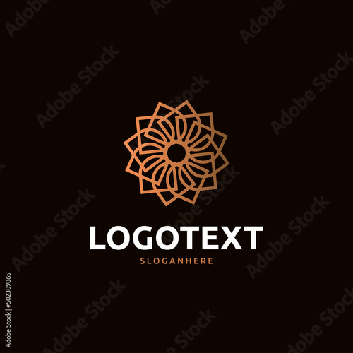 golden mandala logo