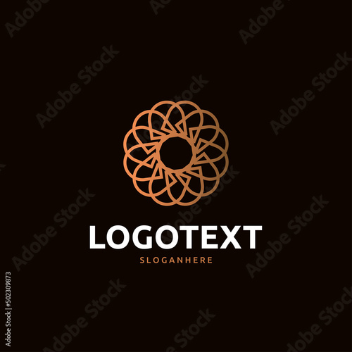 golden mandala logo