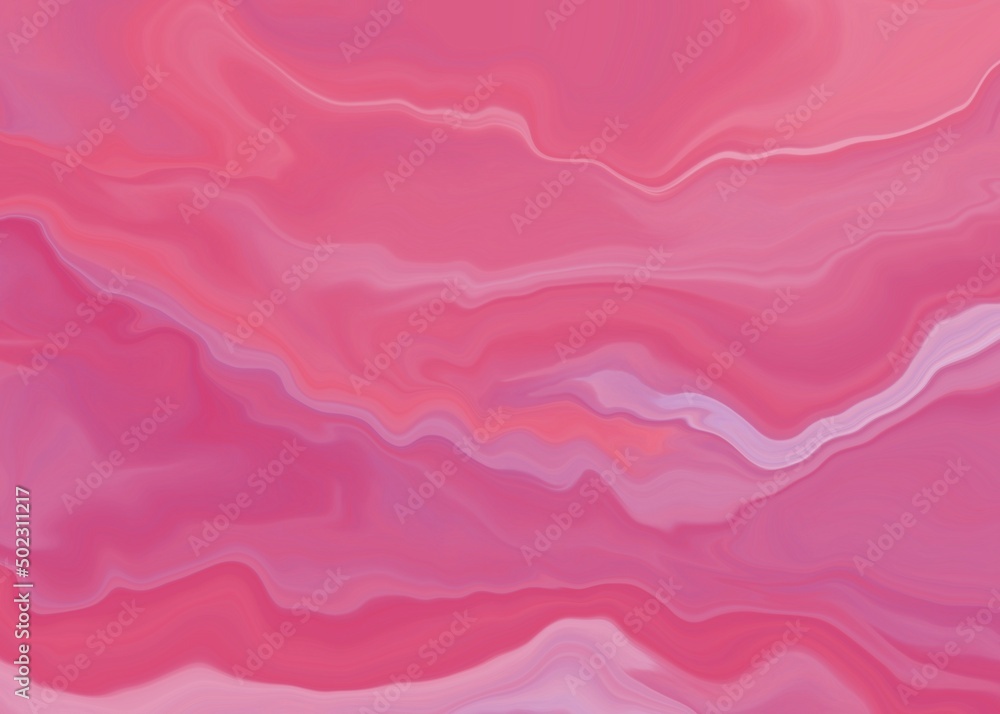 Pink background with waves and liquify effect.