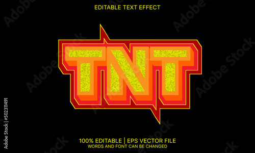 Tnt text effect