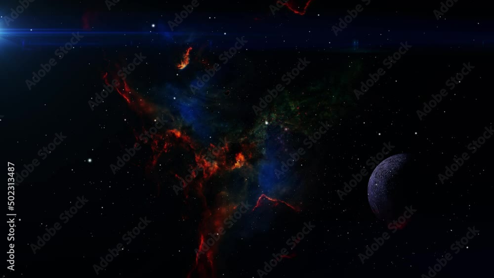 4k universe, bright stars, planets and nebulae in space 4k universe, bright stars, planets and nebulae in space