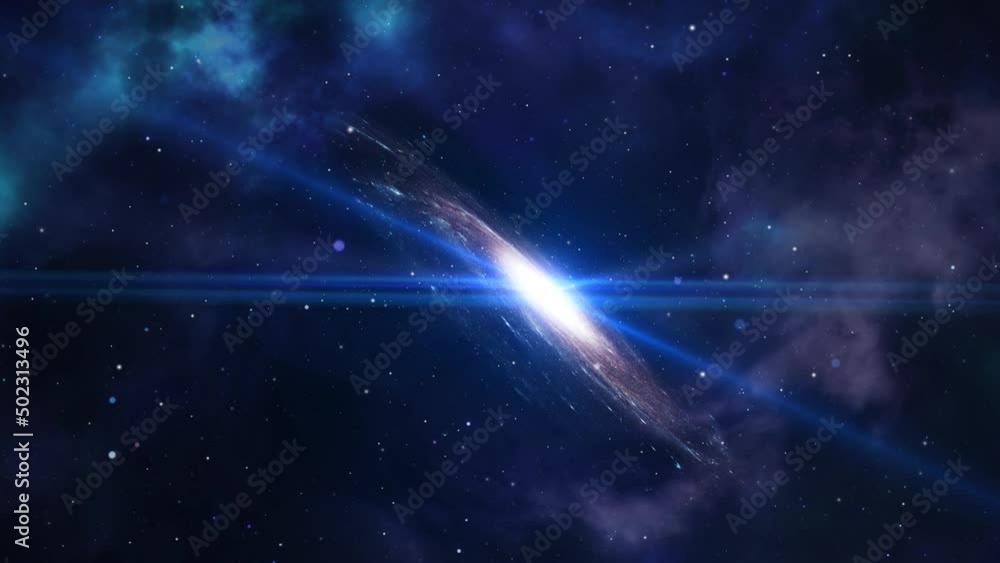 the universe, the galaxy and bright light in the middle in space. the universe, the galaxy and bright light in the middle in space.