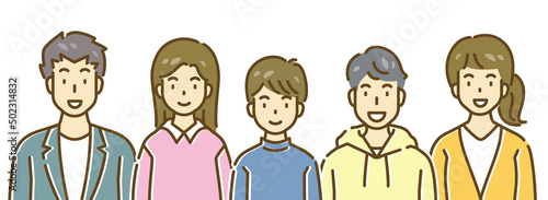 人物イラスト　シリーズ