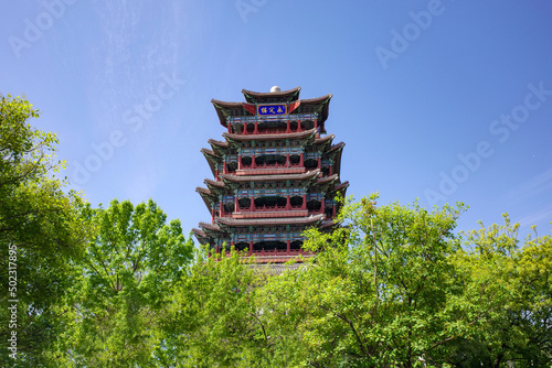 yongding tower traditional building architecture