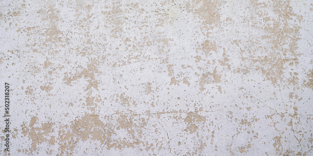 white large long concrete wall background gray plaster roughcast in panoramic web format and header white large long concrete wall background gray plaster roughcast in panoramic web format and header
