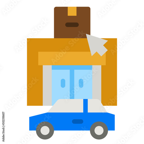 click flat icon