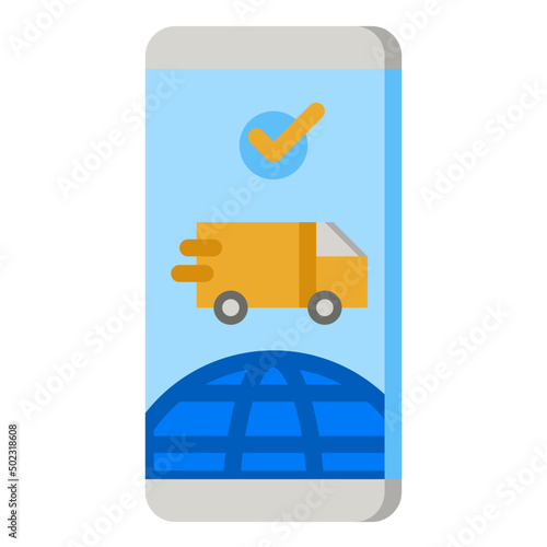 delivery flat icon