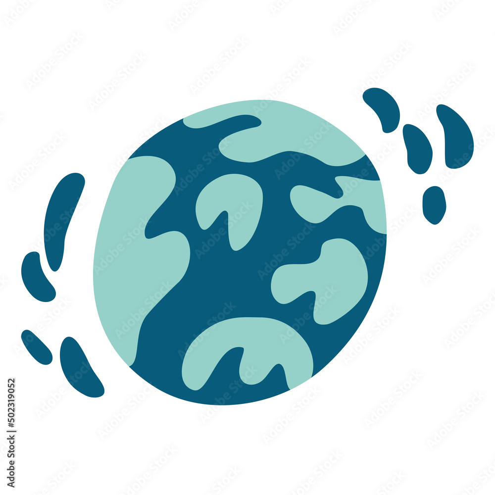 Planet. Cute cartoon galaxy, space, solar system elements. Isolated design elements for children. Stickers, labels, icons, infographics for kids. Vector Hand draw illustration Planet. Cute cartoon galaxy, space, solar system elements. Isolated design elements for children. Stickers, labels, icons, infographics for kids. Vector Hand draw illustration
