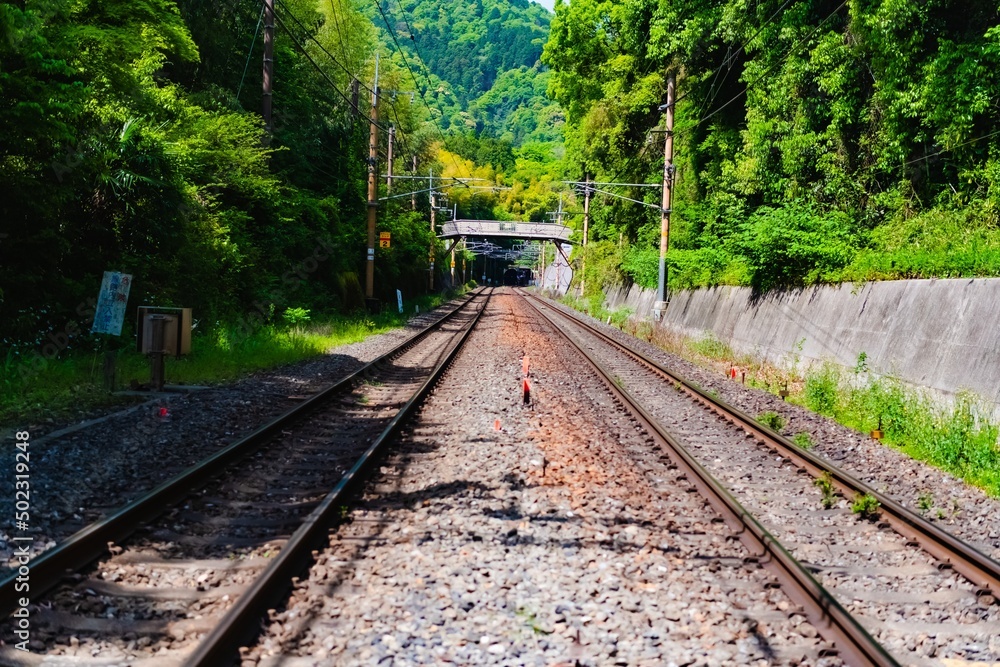 railway in the mountains