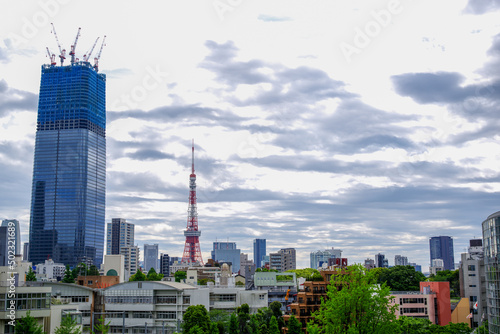 東京六本木6丁目から東京を見渡す