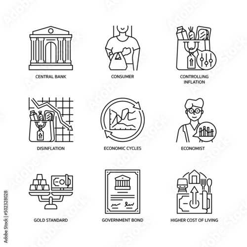 Inflation Icon Set