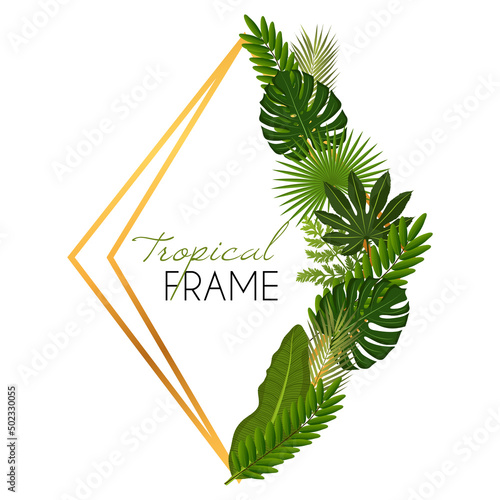 Exotic leaf frame