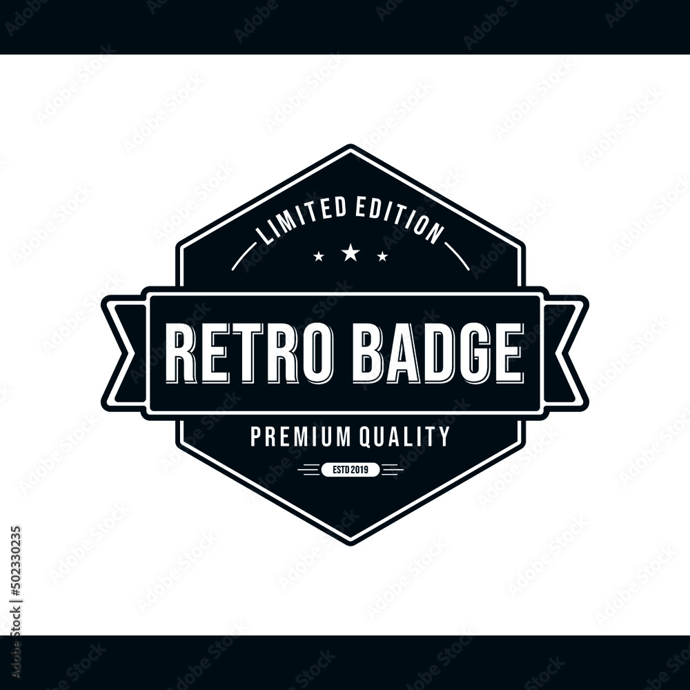 Professional Retro Badge Logo Design Professional Retro Badge Logo Design
