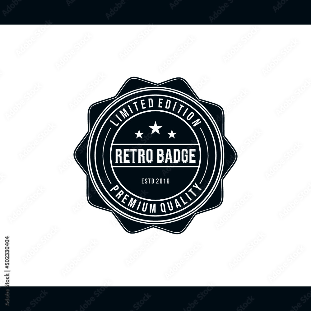 Professional Retro Badge Logo Design Professional Retro Badge Logo Design