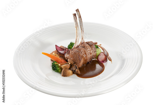 Roast leg of lamb