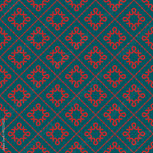 native asian geometric fabric pattern
      