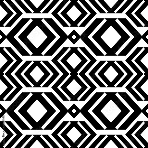 black white ethnic geometric tribal fabric pattern     