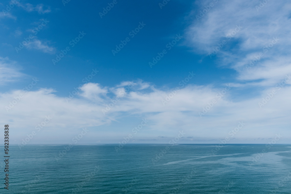 blue sky and sea