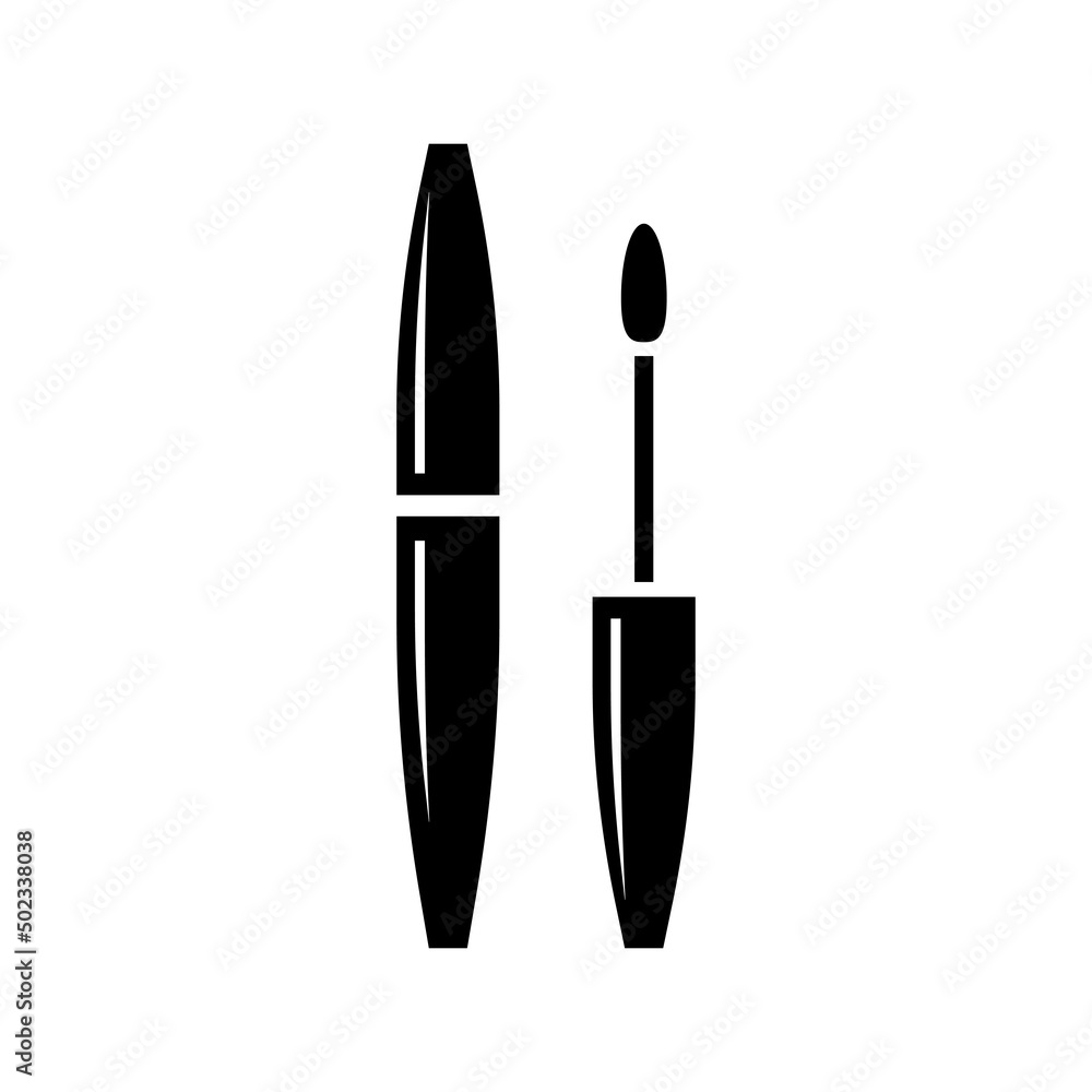 Silhouette of mascara. Makeup accessory. jpg image illustration. Mascara, mascara brush, mascara jpeg, kong lashes, eyes on white background
Silhouette of mascara. Makeup accessory. jpg image illustration. Mascara, mascara brush, mascara jpeg, kong lashes, eyes on white background