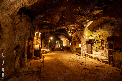 Photos Orvieto, Umbria, Italy. Underground caves.
