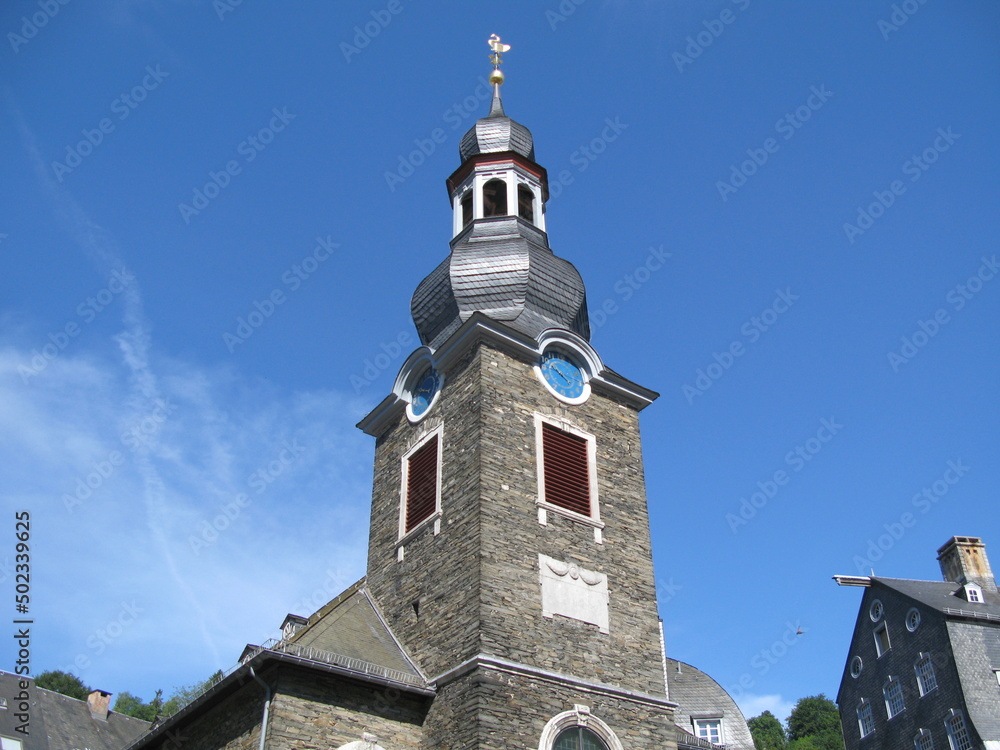 Kirchturm in Monschau