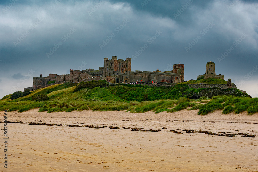 Moody Clouds Over Bamburgh Castle