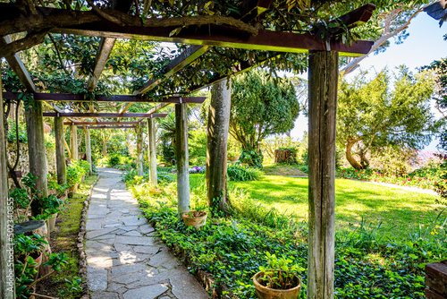 Quadro su tela Les jardins de la Villa San Michele à Anacapri