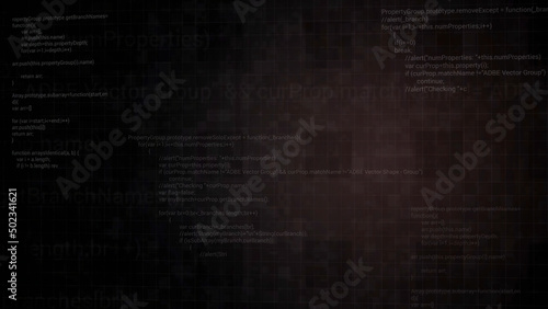 Slika na platnu Moving inside the digital computer cyberspace