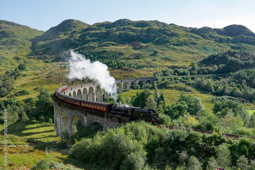 Jacobite Crossing The Glenfinnan Viaduct