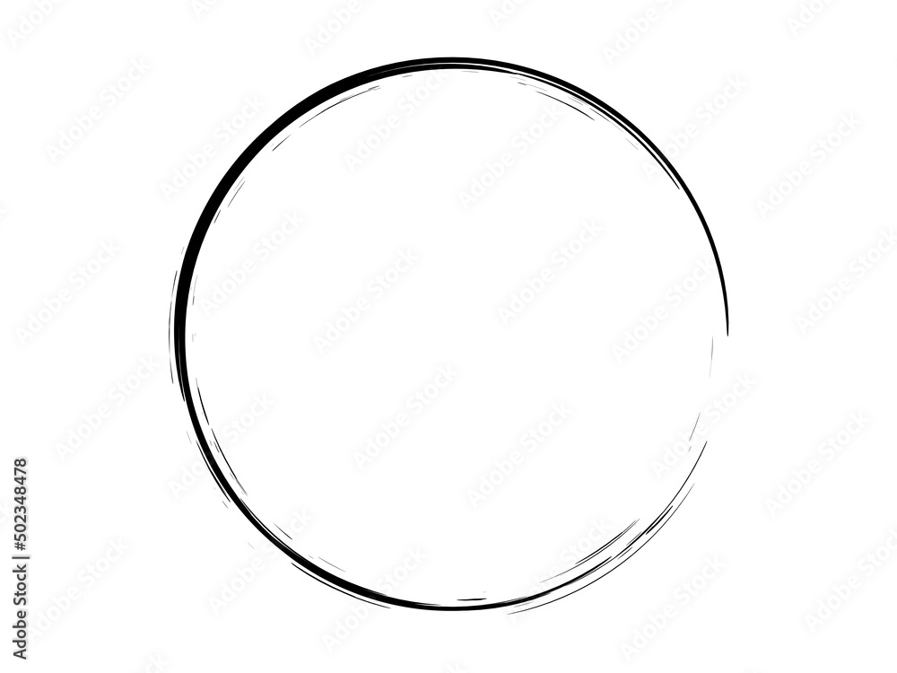 Grunge circle made for marking.Grunge thin circle made for your project on the white background. Grunge circle made for marking.Grunge thin circle made for your project on the white background.
