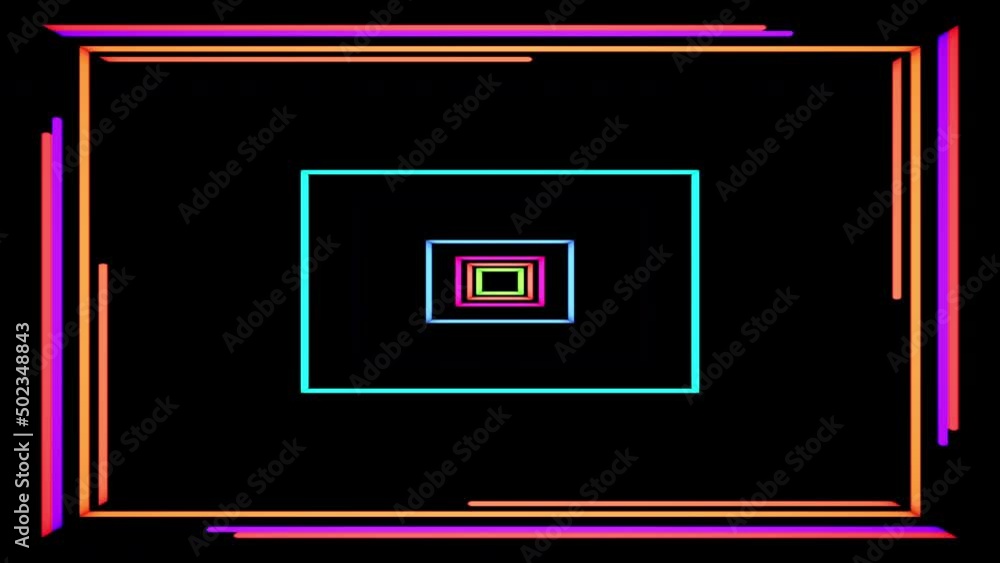 3D space with lopped glow lines, animated live wallpaper, 4K abstract colourful background 3D space with lopped glow lines, animated live wallpaper, 4K abstract colourful background